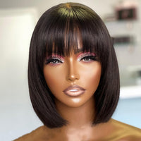 Cham's Sleek Bob HD Lace Wig - 100% Human Hair