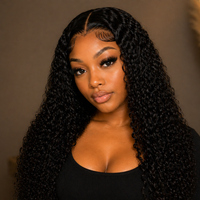 Cham's Deep Wave HD Lace Front Wig - 100% Human Hair (Glueless)