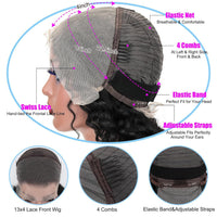 Cham's Deep Wave HD Lace Front Wig - 100% Human Hair (Glueless)