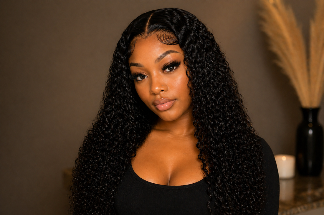 Cham's Deep Wave HD Lace Front Wig - 100% Human Hair (Glueless)