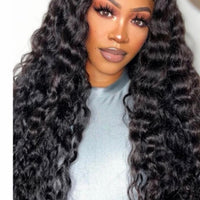 Cham's Deep Wave HD Lace Front Wig - 100% Human Hair (Glueless)