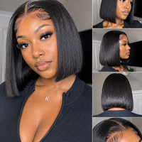 Cham's Density Bob Human HD Lace - 100% Human Hair