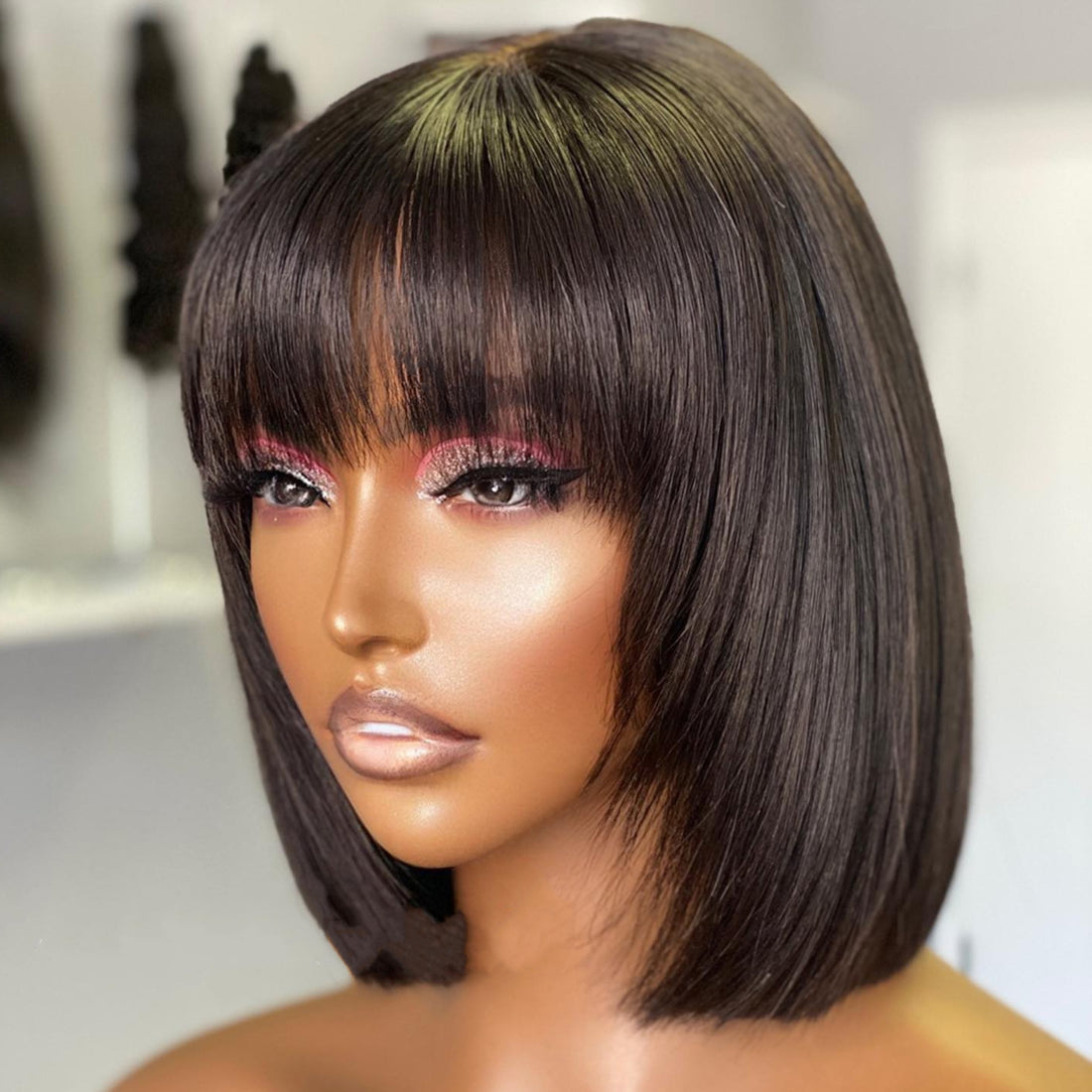 Cham's Sleek Bob HD Lace Wig - 100% Human Hair