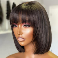 Cham's Sleek Bob HD Lace Wig - 100% Human Hair